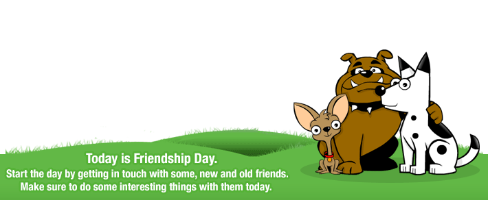 Arfie celebrating Friendship Day.